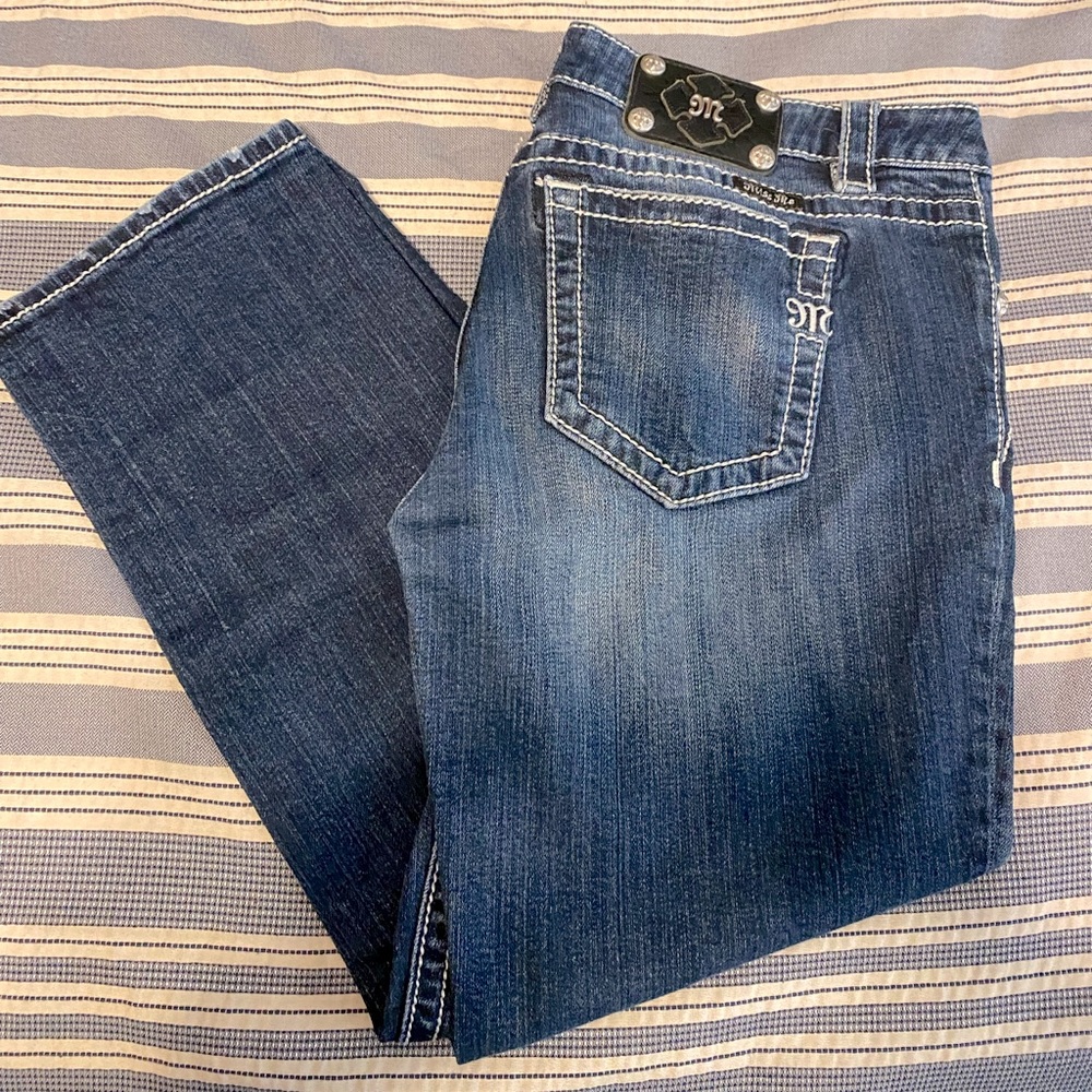 Miss Me Boyfriend Capri Size 30